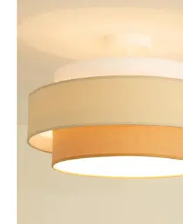 Svietidlá BRILAGI - Prisadený luster RESNA 1xE27/60W/230V pr. 40 cm krémová/béžová H0395