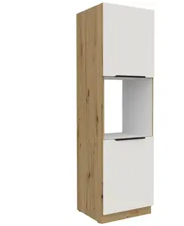 Kuchynské skrinky stojace Kuchynská skrinka Aria-Wh/Ar Anti Fingerprint 60dp-210 2f