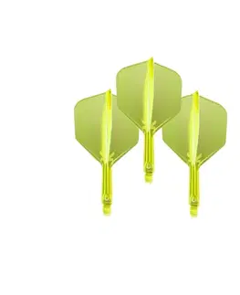 Násadky na šípky Letky Target K-Flex Neon No.6 Short 3ks fluo žltá