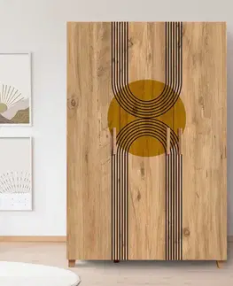 Šatňové skrine Šatníková skriňa Leva Hedera Sun
