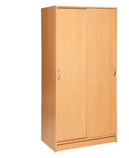 Skrine Skriňa s posuvnými dverami BEST buk