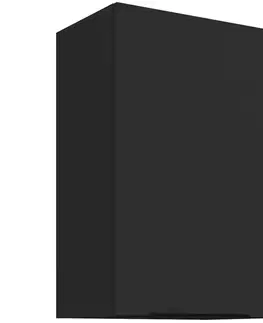 Kuchynské skrinky visiace Kuchynská skrinka Aria-Bl/Bl Anti Fingerprint 45g-72 1f