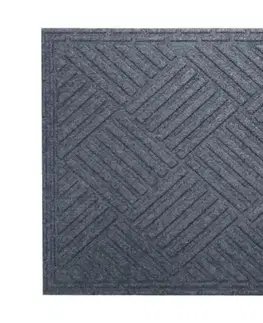 Koberce Rohož Textile K-502-1 45x75 cm šedá