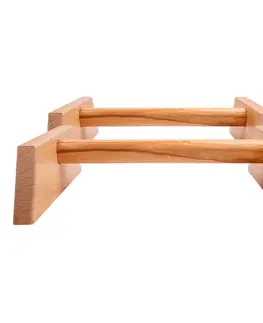 Podpery na kľuky Drevené úchopy na kľuky inSPORTline Gripolix 40 cm