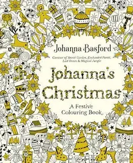 Maľovanky pre dospelých Johanna's Christmas - A Festive Colouring Book