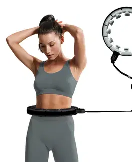 Ostatné fitness náradie Masážna obruč inSPORTline Weight Hoop Feel 69-108 cm
