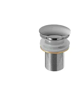 Svietidlá Gedy - Umývadlová výpusť CLICK-CLACK pr. 6,6 cm lesklý chróm MXCC0100