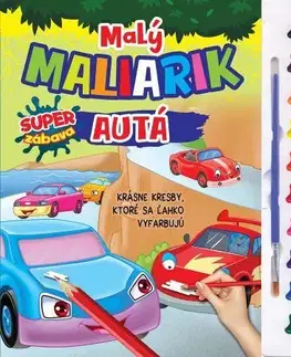 Nalepovačky, vystrihovačky, skladačky Malý maliarik Autá