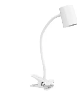 Lampy Osram - Stolná lampa s klipom DESK LINE 1xGU10/9W/230V biela 4099854464430