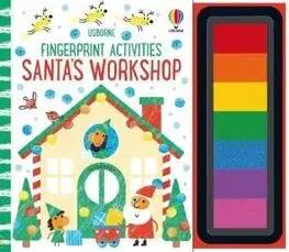 Pre deti a mládež - ostatné Fingerprint Activities Santa's Workshop - Fiona Watt,Candice Whatmore