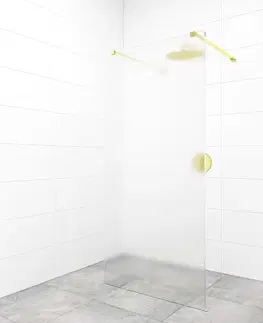 Sprchové dvere Sprchová zástena Walk-in 90 cm SAT vo farbe profilu zlatá SATBWI90MSZAVZ SATBWI90MSZAVZ