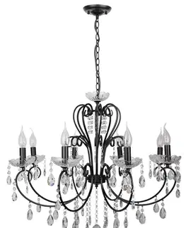 Svietidlá Závesná lampa AURORA 8xE14 luster Candellux