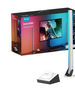 Lampy Govee - Inteligentné herné Wi-Fi LED panely + inteligentný duálny biely Wi-Fi ovládač H6047123
