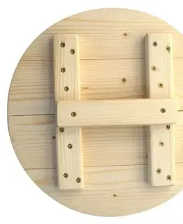 Pokrievky Kinekus Pokrievka drevená, priemer 43,5cm, na 16L/20L kotol, smaltovaný, g7