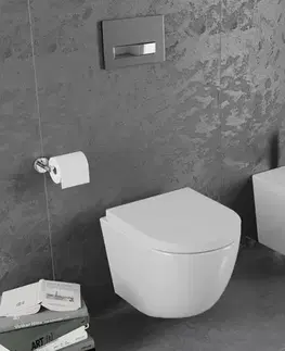 Záchody MEXEN/S - Lena Závesná WC misa vrátane sedátka, duroplast, biela 30220200