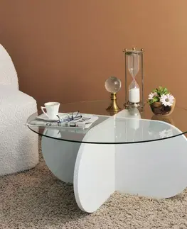 Konferenčné stolíky Konferenčný stolík Bubble White