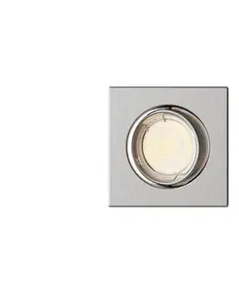 Svietidlá Philips - Zapustené stropné svietidlo PERIDOT 1xGU10/7W/230V strieborné 872016939270000