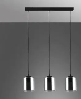 Lampy do obývačky Luster SIERRA 11718 MM BLACK 3XE27