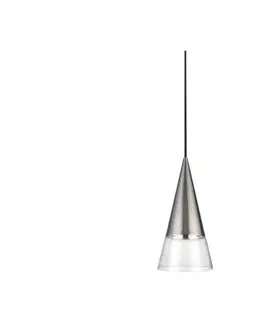 Svietidlá Ideal Lux - LED Luster na lanku CONO 1xGU10/7W/230V pr. 15 cm chróm 322803