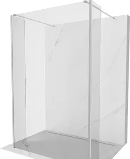 Sprchové dvere MEXEN/S - Kioto Sprchová zástena WALK-IN voľne stojaca 110 x 30 x 30, transparent, chróm 800-110-030-222-01-00-030