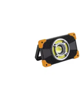 Svietidlá  LED nabíjací reflektor s reproduktorom LED/10W/5V USB 6500K IP44 2000 mAh FCL-80142