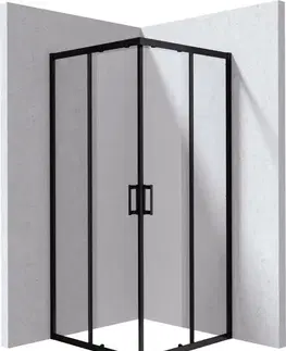 Sprchovacie kúty DEANTE - Funkia Evo štvorcový sprchovací kút, štvorcový, 80x80 cm, KYC_N088P