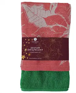 Bytový textil Kuchynská vianočná sada 9 zelená 2 ks