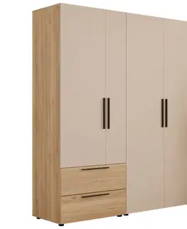 Šatníkové skrine Skriňa Moduklix Set 13 Piesok/Dub Mauvella