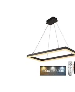 Svietidlá  LED Stmievateľný luster na lanku LED/40W/230V 3000-6500K + dálkové ovládání J4322/B