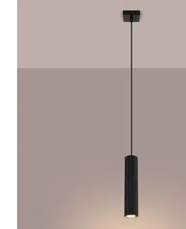 Svietidlá BRILAGI - LED luster na lanku CRESTO 1xGU10/10W/230V čierna BR.1573