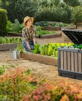 Záhradné úložné boxy Záhradný úložný box KENTWOOD 350L Keter