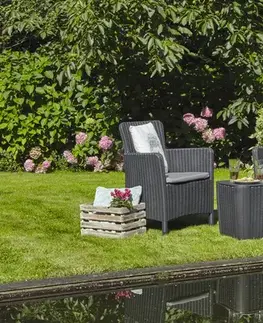 Záhradný nábytok KETER Balkónový set TRONTO | grafit