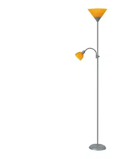 Lampy Rabalux 4026 - Stojaca lampa ACTION 1xE27/100W + E14/25W