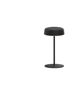 Lampy  LED stmievateľná solárna nabíjacia stolná lampa VIVIEN LED/3W/5V 2700K IP54 čierna PN42100059