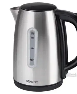 Rýchlovarné kanvice Kinekus Kanvica rýchlovarná SENCOR SWK 1720BK, Nerez 1,7L 2200W