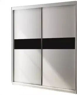 Šatníkové skrine Skriňa Top 4 150 Biely