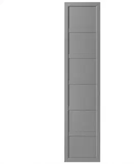 Spálňové šatníkové skrine Front Skrine Ultra 2278 rámček sivý