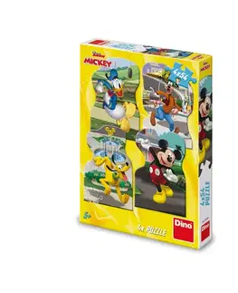Do 99 dielikov Dino Toys Puzzle Mickey v meste 4x54 Dino