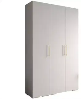 Šatníkové skrine Skriňa Ivo 3 150 biely