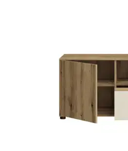 TV stolíky ArtExt TV stolík CAMINO 1D2S | dub evoke/kašmír