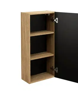 Skrinky do kúpeľne ArtCom Závesná skrinka do kúpeľne LUXOR Black 83-35-1D