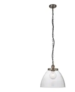 Svietidlá Endon 106896 - Luster na reťazi HANSEN 1xE27/10W/230V matný chróm 106896