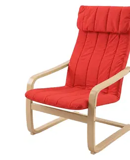 Relaxačné kreslá Kreslo LISA červené K51