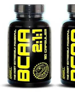 BCAA 1+1 Zadarmo: BCAA 2:1:1 od Best Nutrition 120 kaps. +  120 kaps.