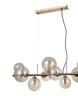 Lampy  - Náhradné sklo k lustru a nástennému svietidlu CANELLO G9 pr. 15 cm hnedá CZ.PND-406007-HBR.15