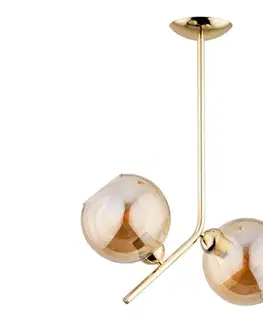 Svietidlá  Luster na tyči LALEN 2xE27/60W/230V béžová 62276