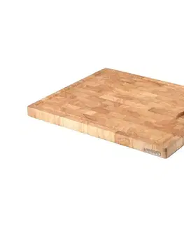 Dosky na krájanie Continenta C4005 - Kuchynská krájacia doska 42x34 cm z gumovníka C4005