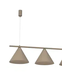 Svietidlá  Závesný luster na lanku CAPITAL 3xGX53/15W/230V béžový MLP2473