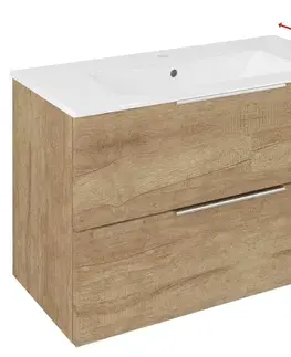 Umývadlá SAPHO - CIRASA umývadlová skrinka 78x54x39cm, dub alabama CR792-2222