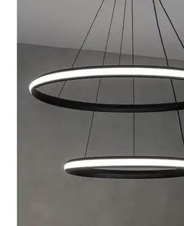 Svietidlá  Stmievateľný LED luster s lankom LED/90W/230V 3000-6500K pr. 60 cm + diaľkové ovládanie TA2306/B